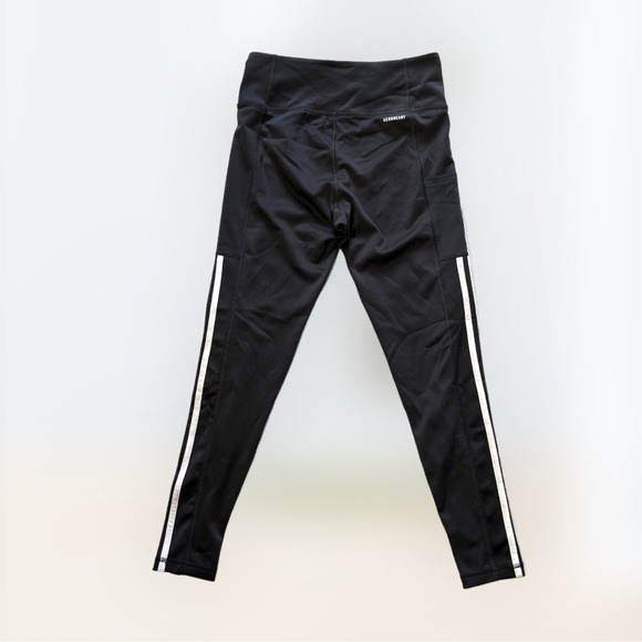 Adidas Black Track Pants/Leggings Aeroready - Picture 2 of 12